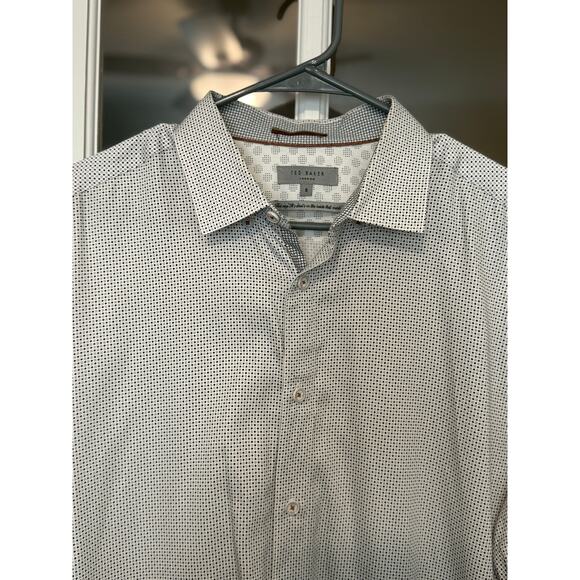 Ted Baker London Men’s Subik Slim Fit Sport Shirt  size 5 (XL) - Picture 4 of 14